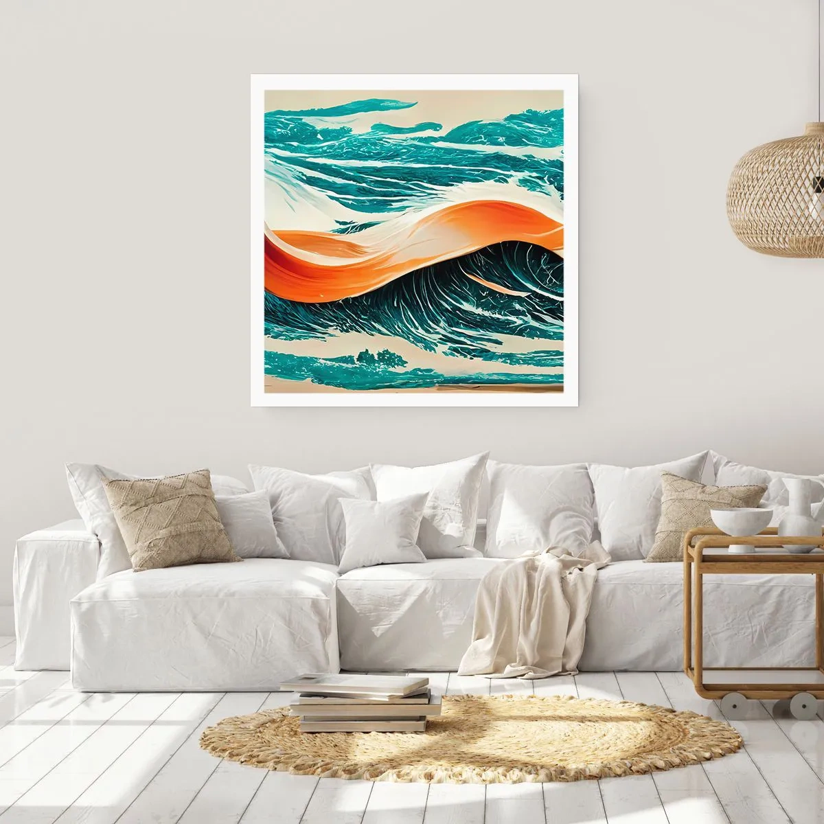 Affiche - Poster - Le rêve d'un surfeur - 60x60 cm