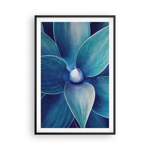 Affiche dans un cadre noir - Poster - Le bleu du ciel - 61x91 cm