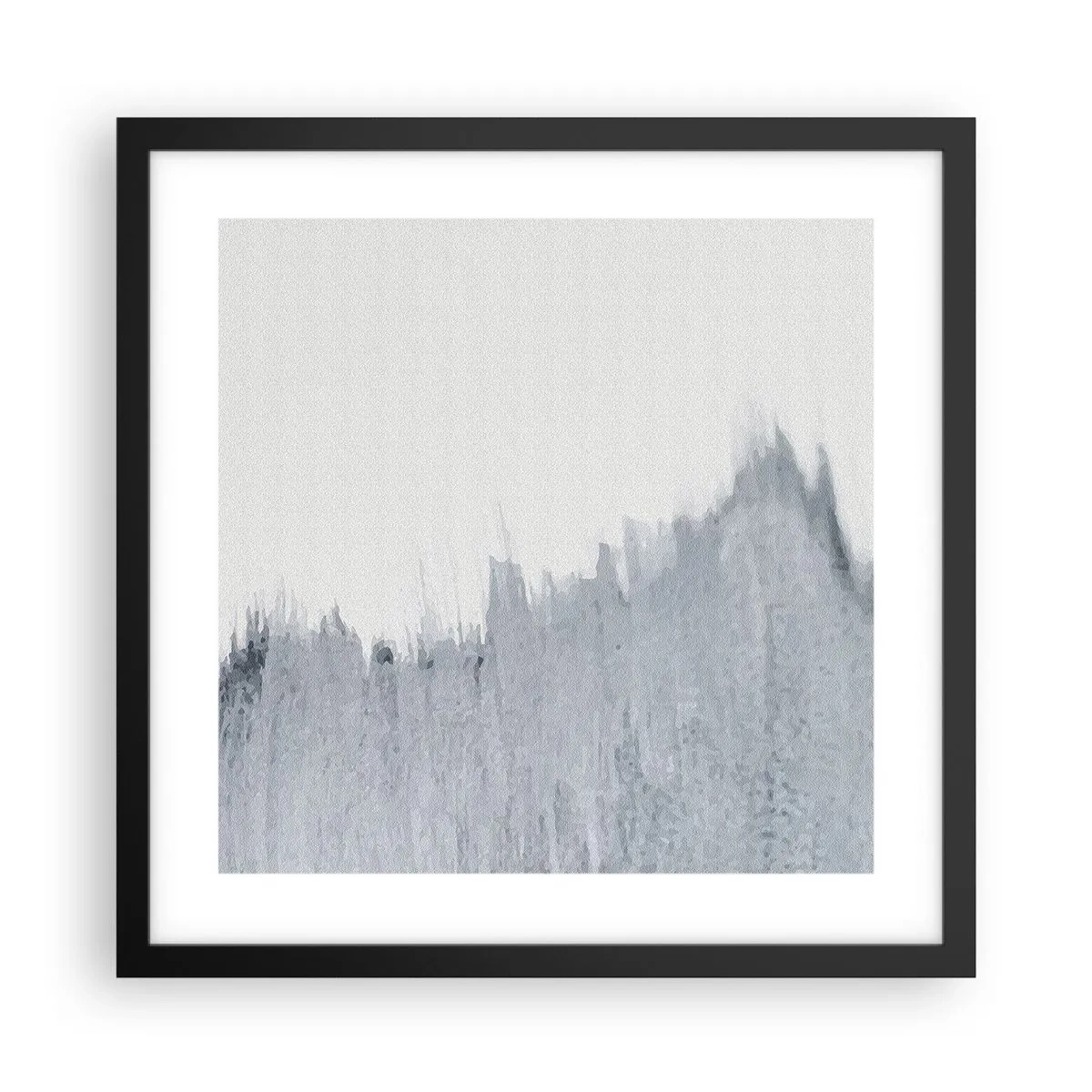 Affiche dans un cadre noir - Poster - Une esquisse mystérieuse - 40x40 cm