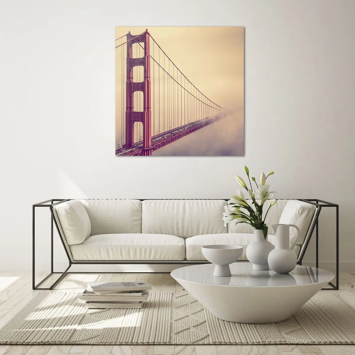 Impression sur verre - Image sur verre - Entre ciel et terre - 60x60 cm