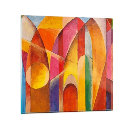 Impression sur verre - Image sur verre - Cathédrale du soleil - 30x30 cm