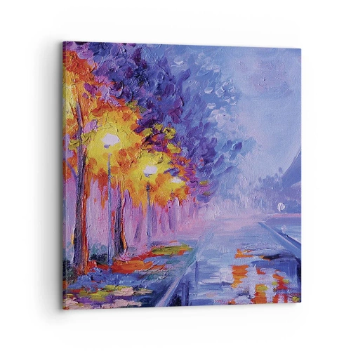 Impression sur toile - Image sur toile - Une ballade idéale - 70x70 cm