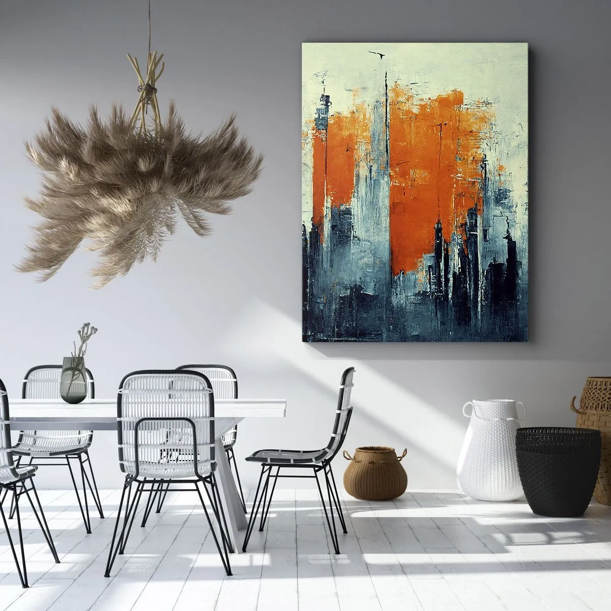 Impression sur toile - Image sur toile - Paysage moderne - 45x80 cm