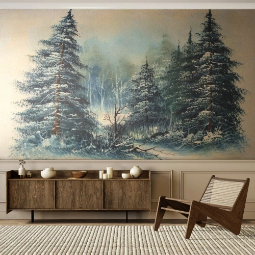 Papier Peint Autocollant Deluxe Sticker - Prêt pour les fêtes - Paysage, Forêt, Nature - 250x175 cm
