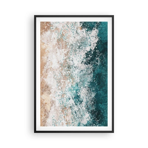 Affiche dans un cadre noir - Poster - Histoires de la mer - 61x91 cm