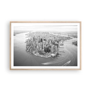 Affiche dans un chêne clair - Poster - Comment ne pas aimer ? - 91x61 cm