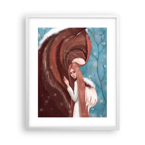 Affiche dans un cadre blanc - Poster - Bienvenue dans le conte de fées - 40x50 cm