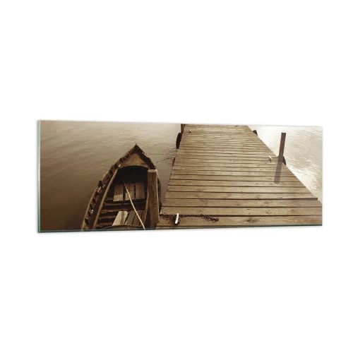 Impression sur verre - Image sur verre - Le grand silence - 90x30 cm