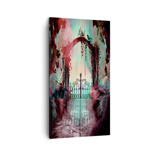 Impression sur toile - Image sur toile - Jardin secret - 45x80 cm