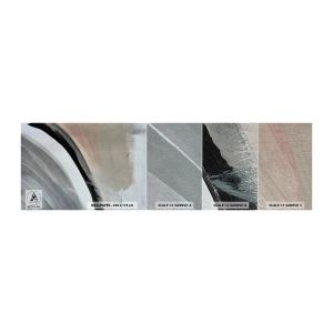 Échantillon de Papier Peint Premium Canvas - Composition : arc de noir et gris - Abstraction, Morceau, Art moderne - 100x30 cm