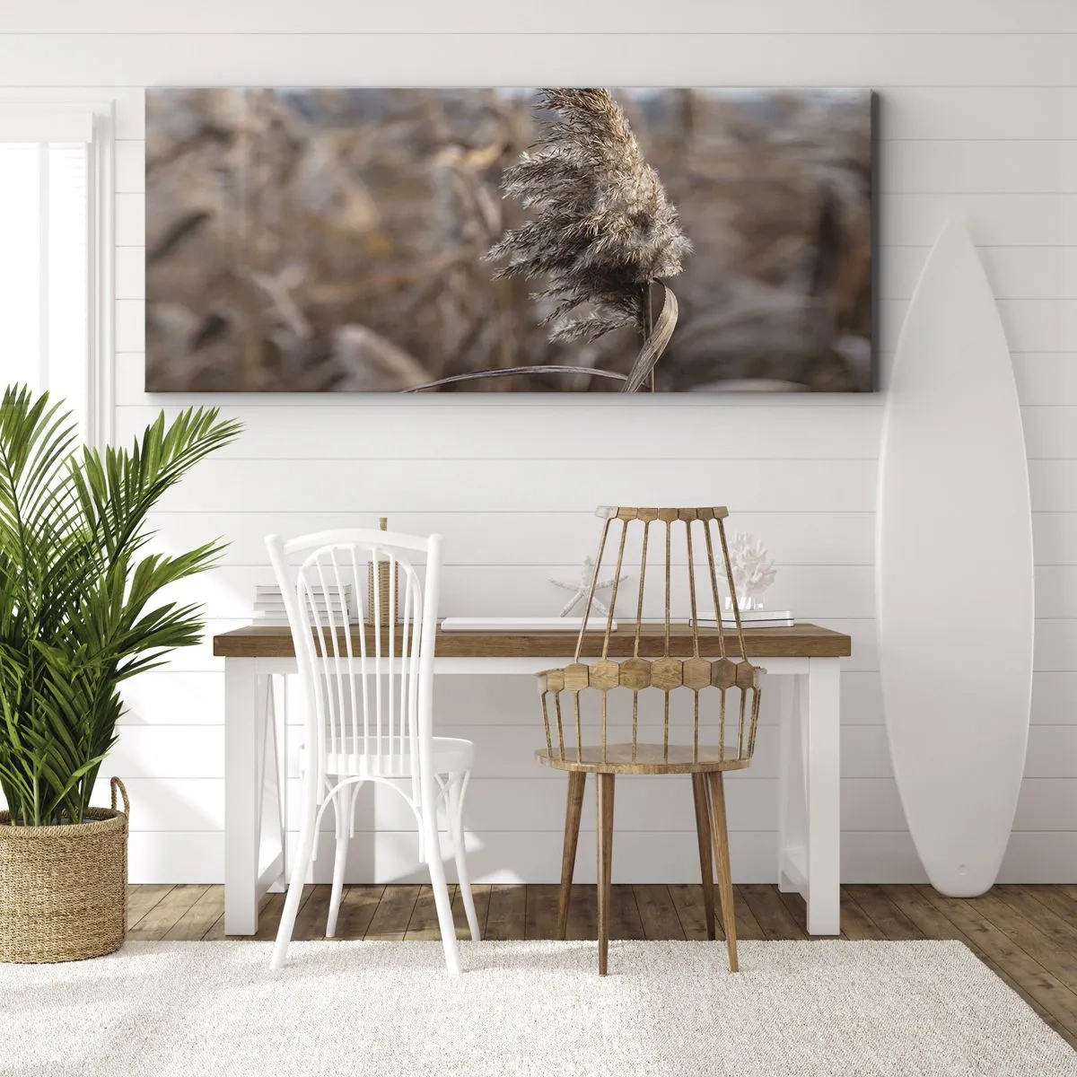 Impression sur toile - Image sur toile - Il est temps de s'envoler avec le vent - 100x40 cm