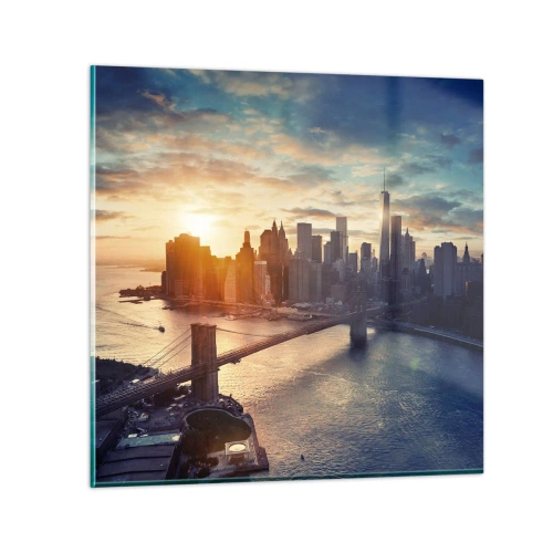 Impression sur verre - Image sur verre - Monument de la culture occidentale - 30x30 cm