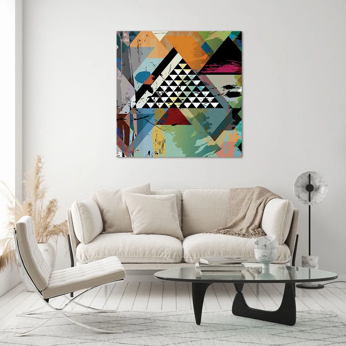 Impression sur verre - Image sur verre - Comme c'est facile - 40x40 cm
