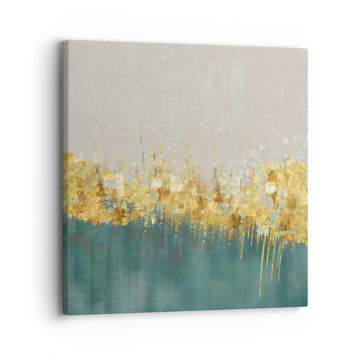 Impression sur toile - Image sur toile - La frontière dorée - 30x30 cm