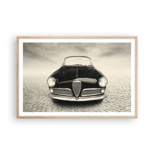 Affiche dans un chêne clair - Poster - Et alors! Tu ne m'aime pas? - 91x61 cm