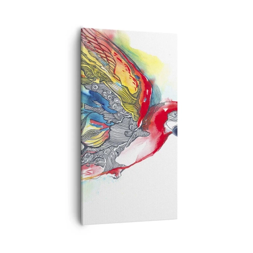 Impression sur toile - Image sur toile - Vivez haut en couleurs - 55x100 cm