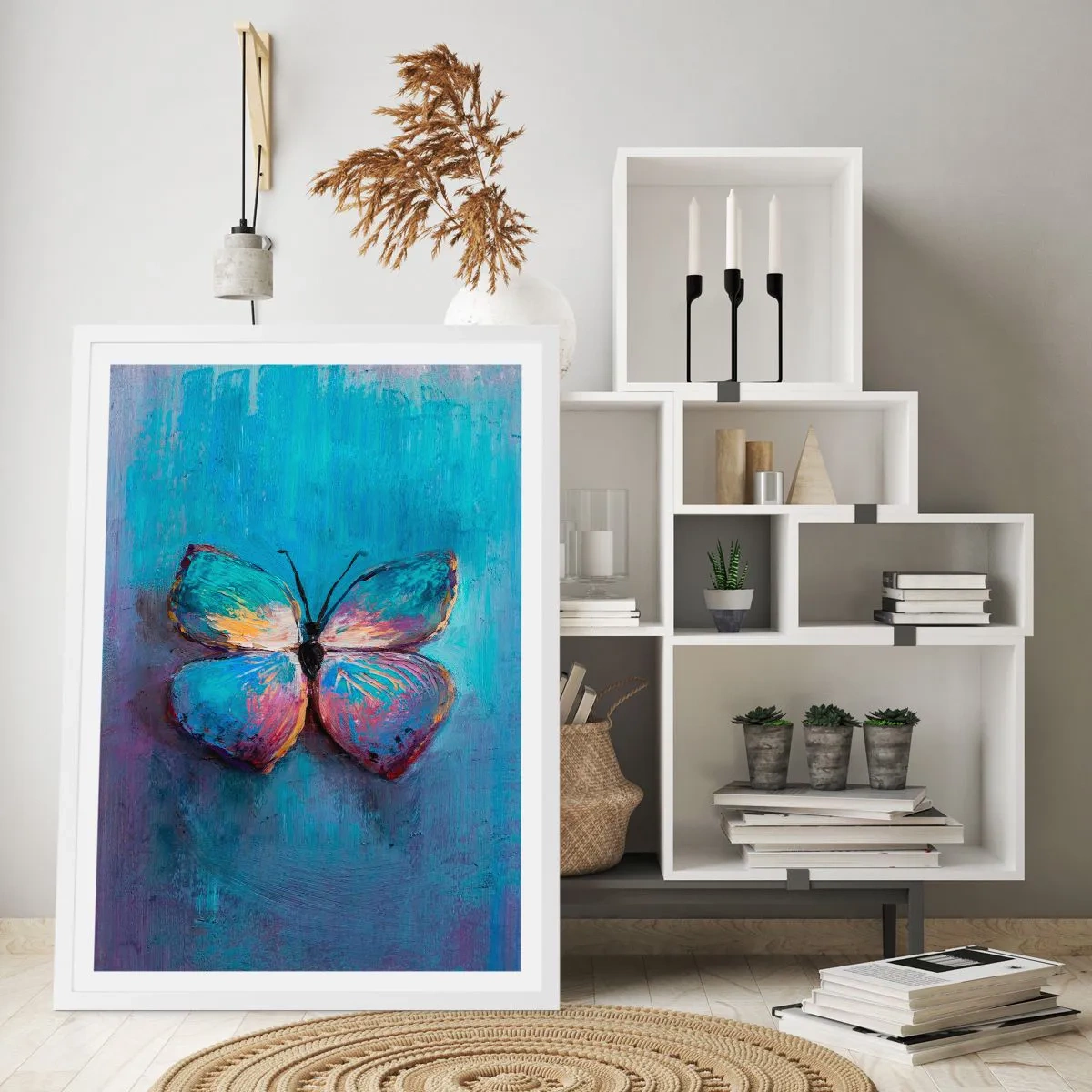 Affiche dans un cadre blanc - Poster - Dans toute sa splendeur - 30x40 cm