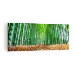 Impression sur toile - Image sur toile - L'essence de la nature asiatique - 100x40 cm