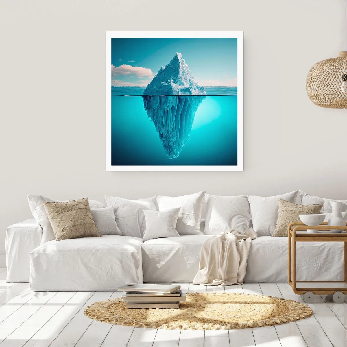 Affiche - Poster - Reine de Glace - 40x40 cm