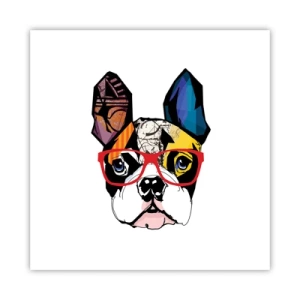 Affiche - Poster - Intellectuel - 40x40 cm