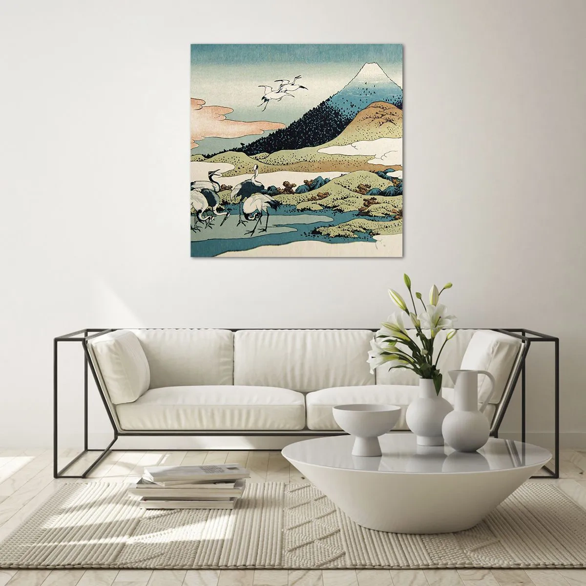 Impression sur verre - Image sur verre - Avec une âme japonnaise - 70x70 cm