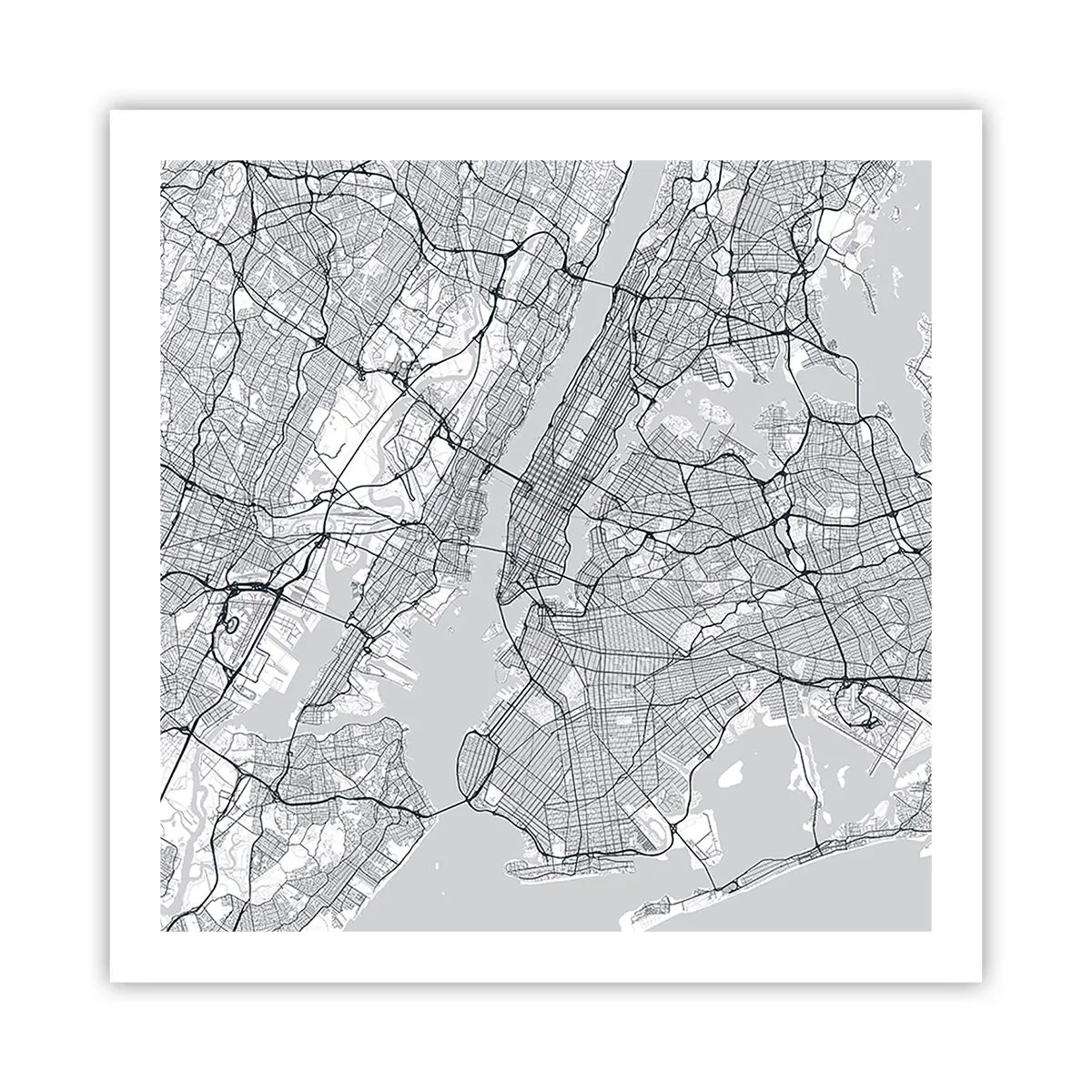 Affiche - Poster - Anatomie de la métropole - 60x60 cm