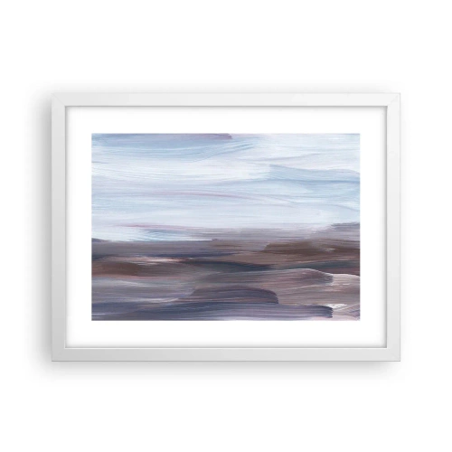 Affiche dans un cadre blanc - Poster - Éléments : eau - 40x30 cm