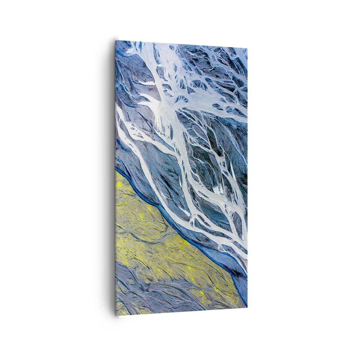 Impression sur toile - Image sur toile - Peintures rupestres de la nature - 65x120 cm