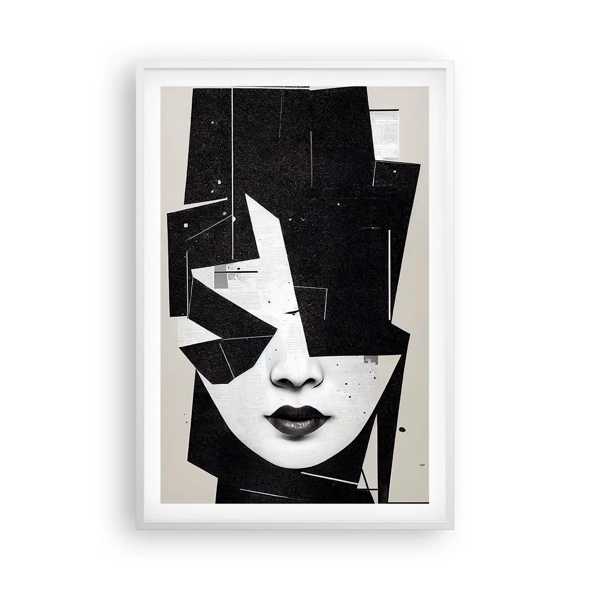 Affiche dans un cadre blanc - Poster - Profondément caché - 61x91 cm