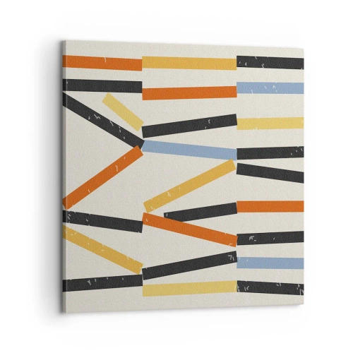 Impression sur toile - Image sur toile - Composition de niveaux - 60x60 cm