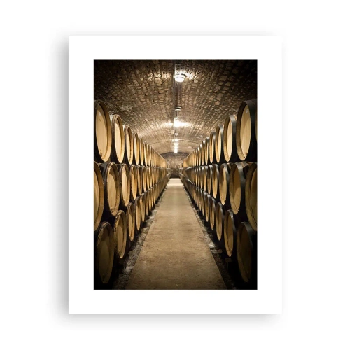 Affiche - Poster - Dans un sous-sol en brique - 30x40 cm