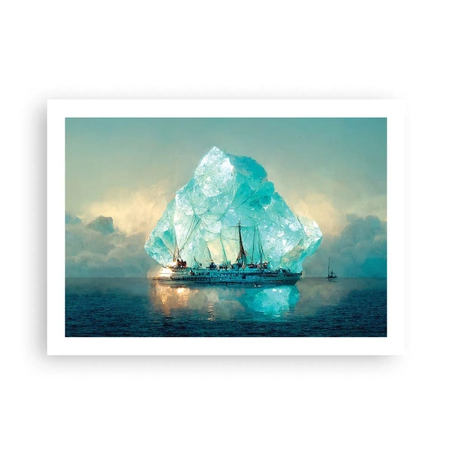 Affiche - Poster - Diamant arctique - 70x50 cm