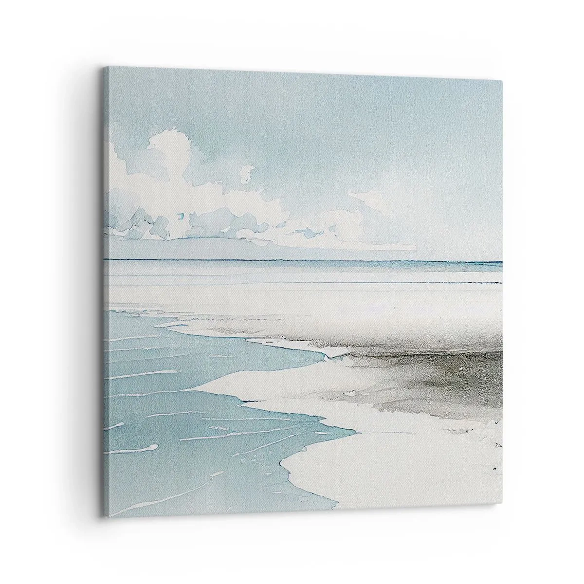 Impression sur toile - Image sur toile - Marée douce - 60x60 cm