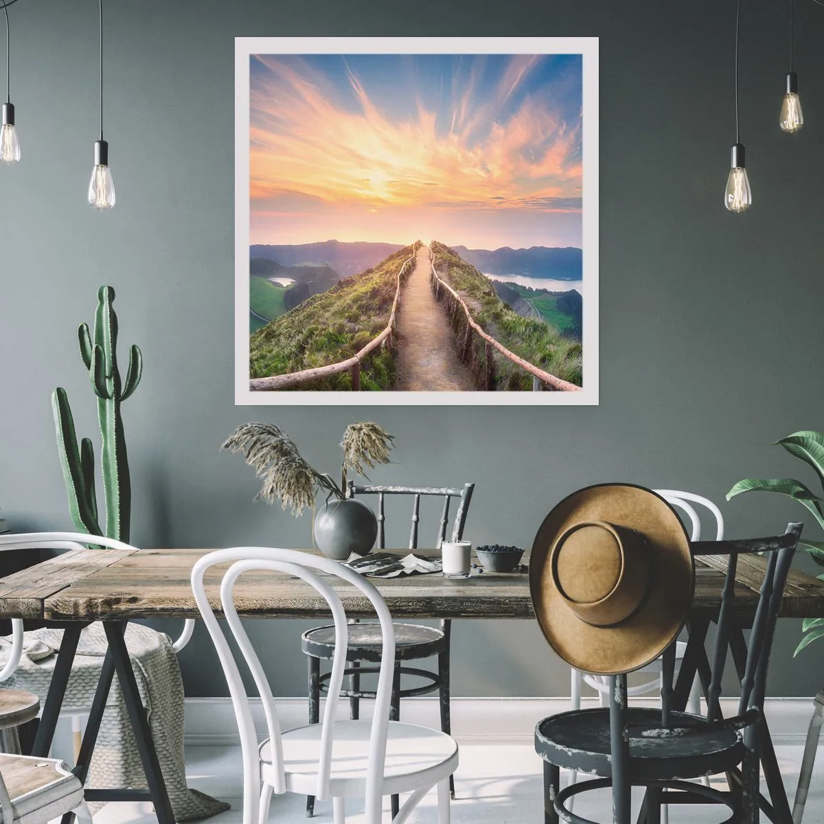 Affiche - Poster - Proche du ciel - 50x50 cm