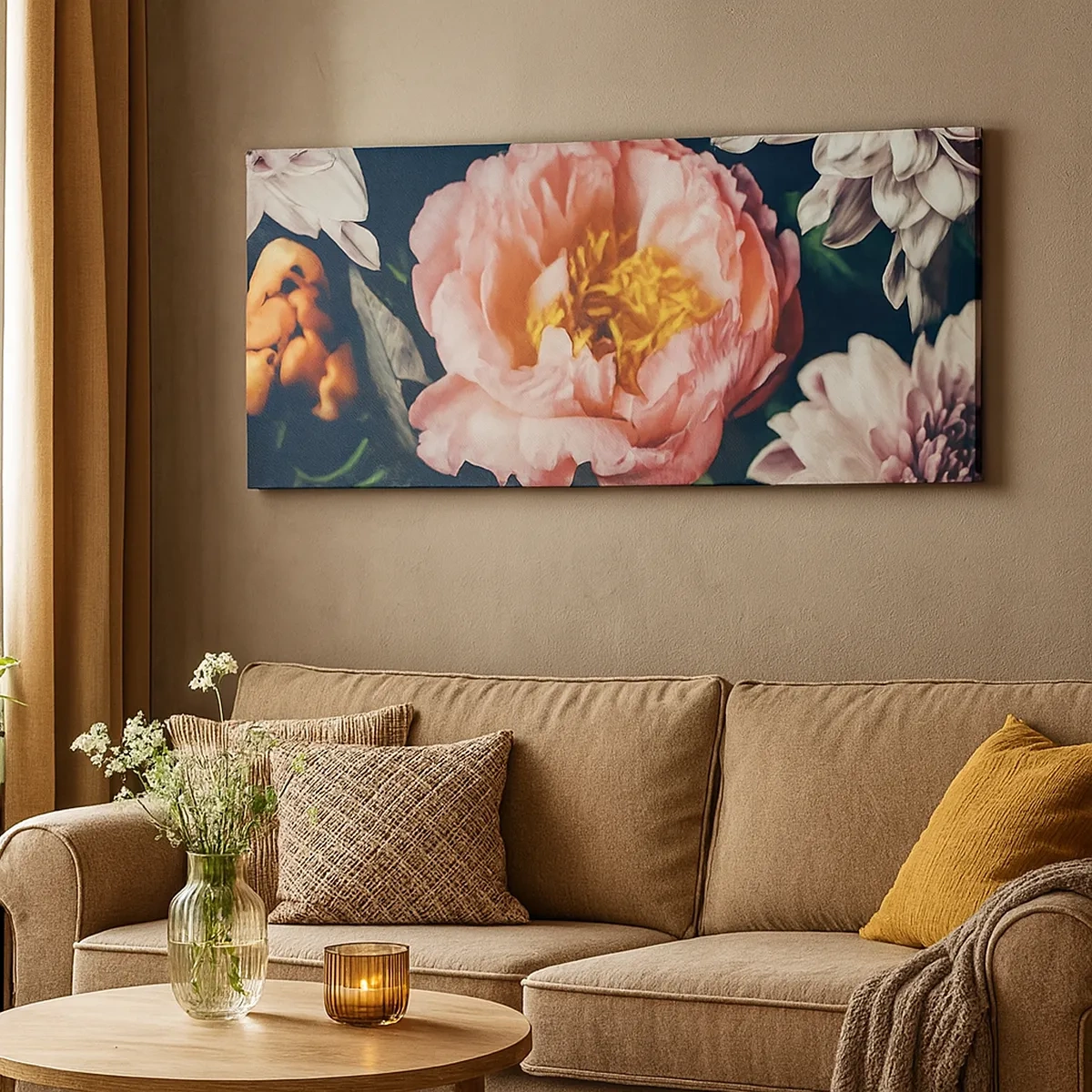 Impression sur toile - Image sur toile - Splendeur baroque - 30x30 cm