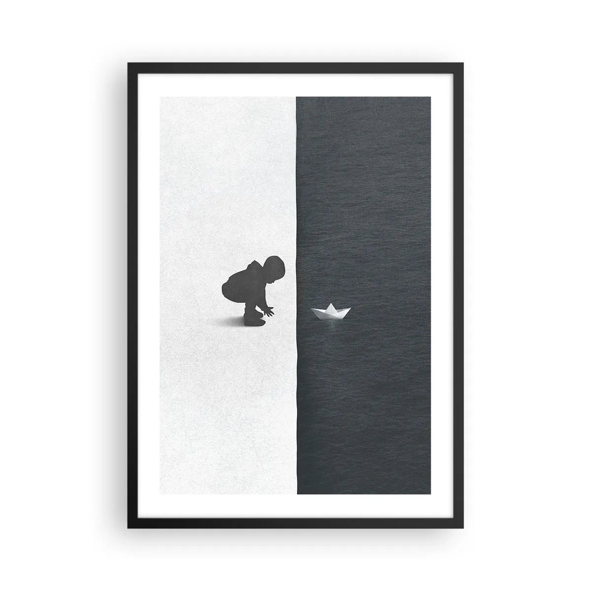 Affiche dans un cadre noir - Poster - Grande expédition - 50x70 cm