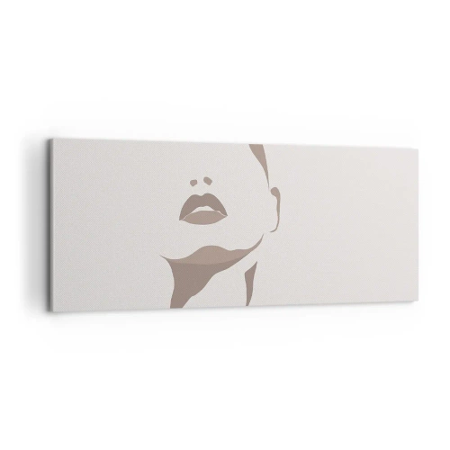 Impression sur toile - Image sur toile - Fait de lumière et d'ombre - 100x40 cm