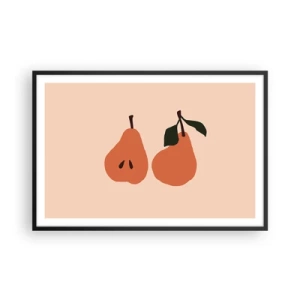 Affiche dans un cadre noir - Poster - La douceur elle-même - 91x61 cm