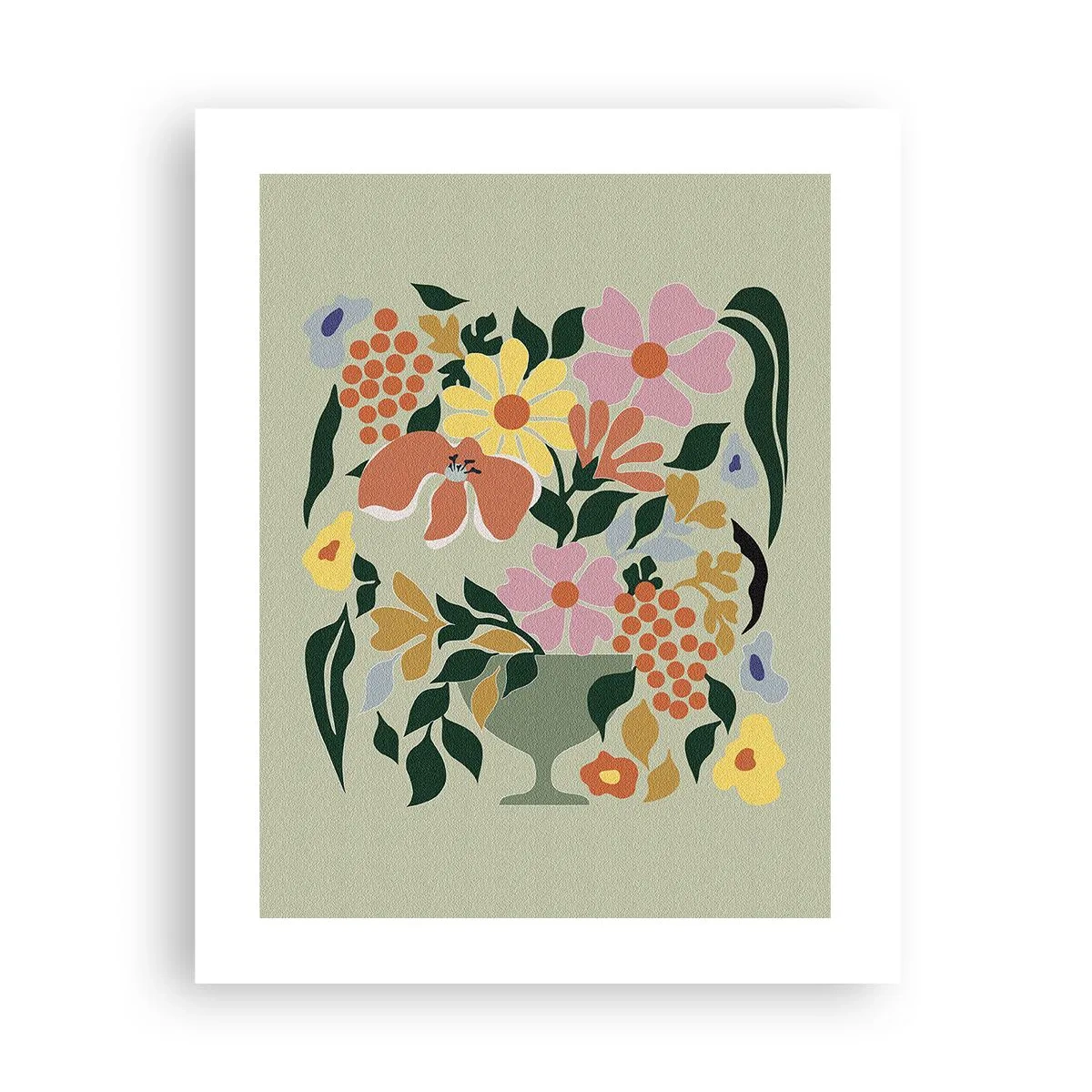 Affiche - Poster - Un bouquet plein de vie - 40x50 cm