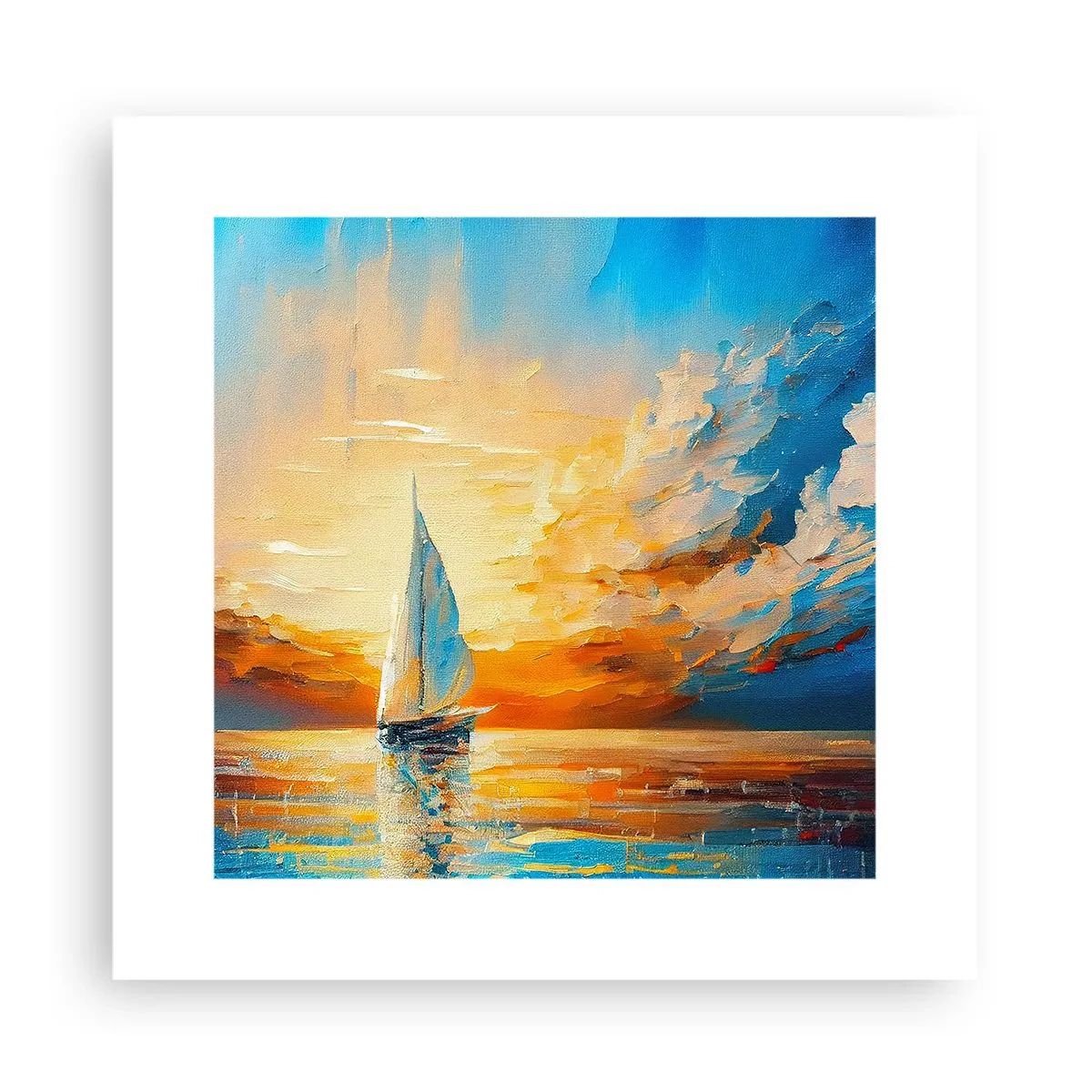 Affiche - Poster - Expédition en or - 30x30 cm