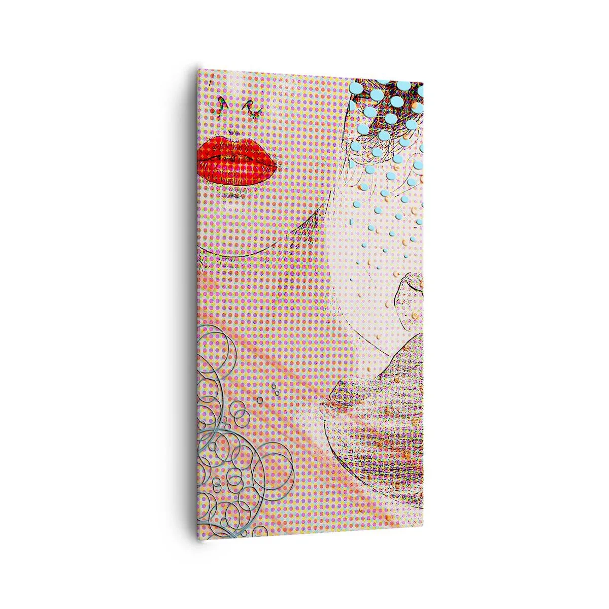 Impression sur toile - Image sur toile - Héroïne de bande dessinée - 65x120 cm