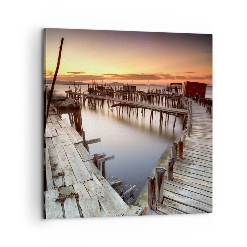 Impression sur toile - Image sur toile - Authentique, pas un attrape touristique - 60x60 cm