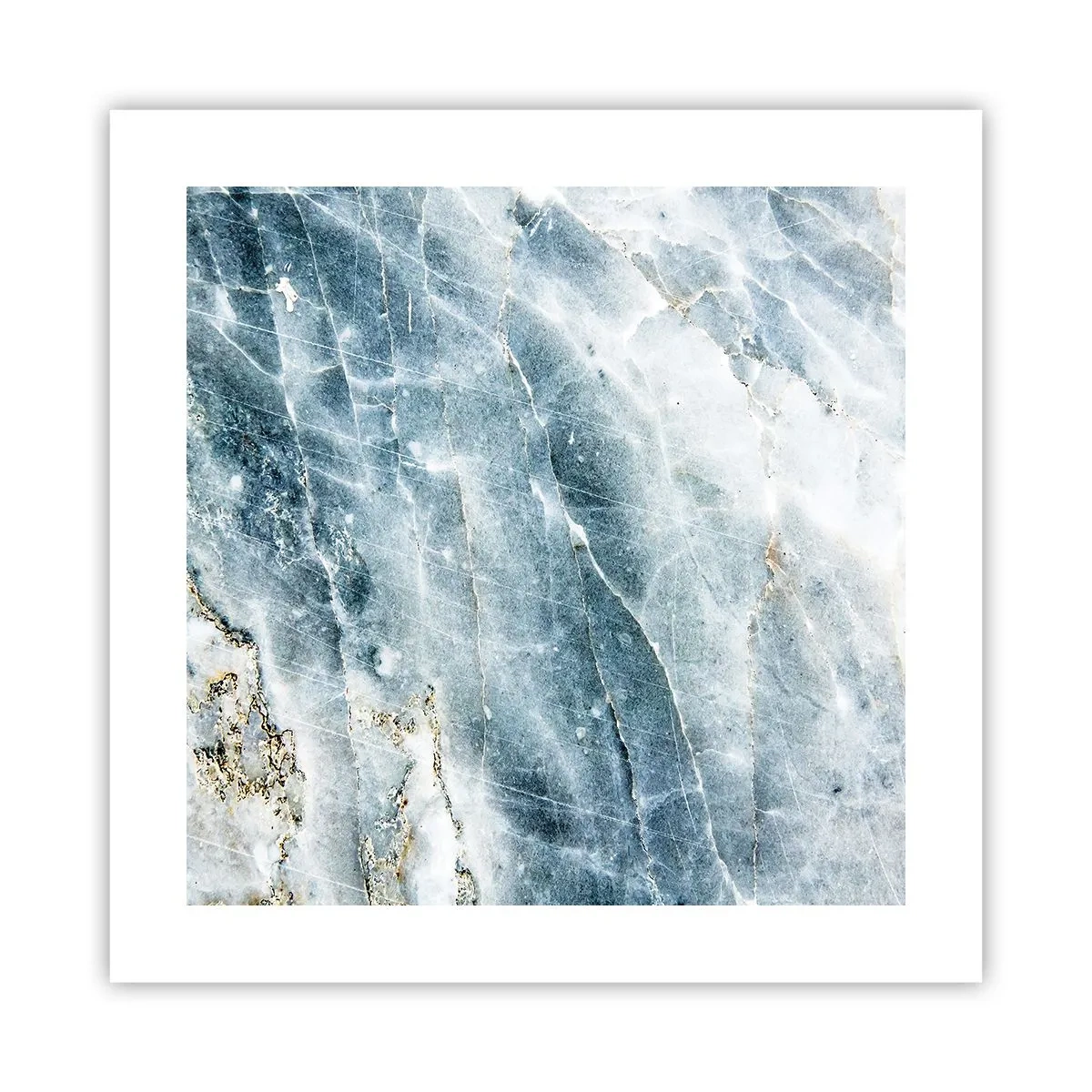Affiche - Poster - Monde de glace - 40x40 cm