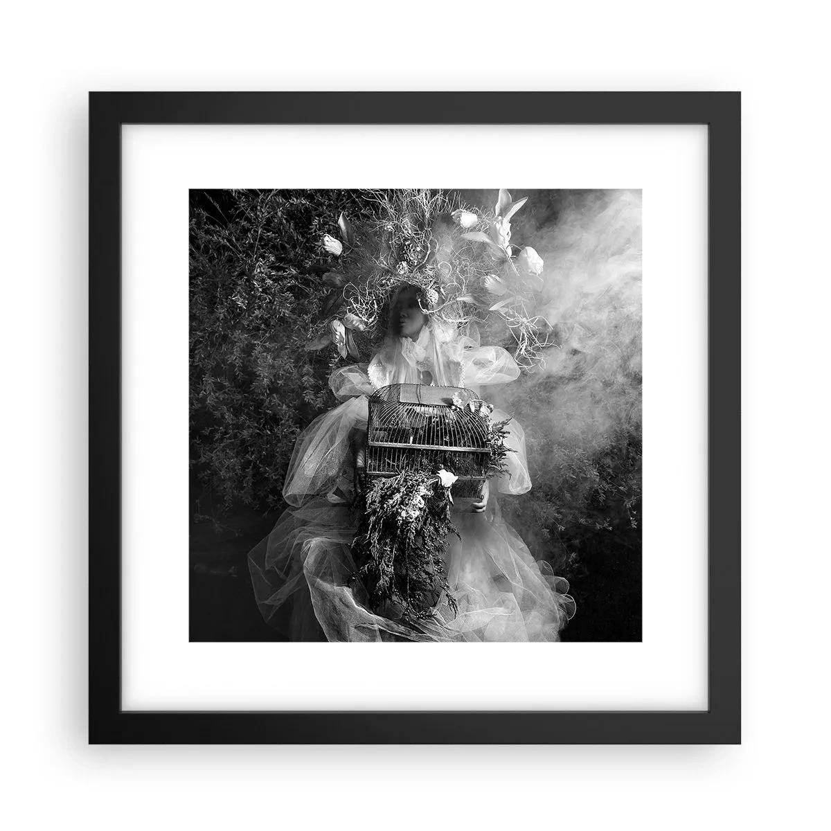Affiche dans un cadre noir - Poster - Tout simplement Mère Nature - 30x30 cm