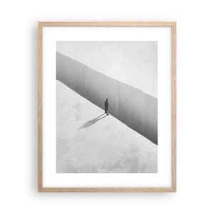 Affiche dans un chêne clair - Poster - Un objectif clair - 40x50 cm
