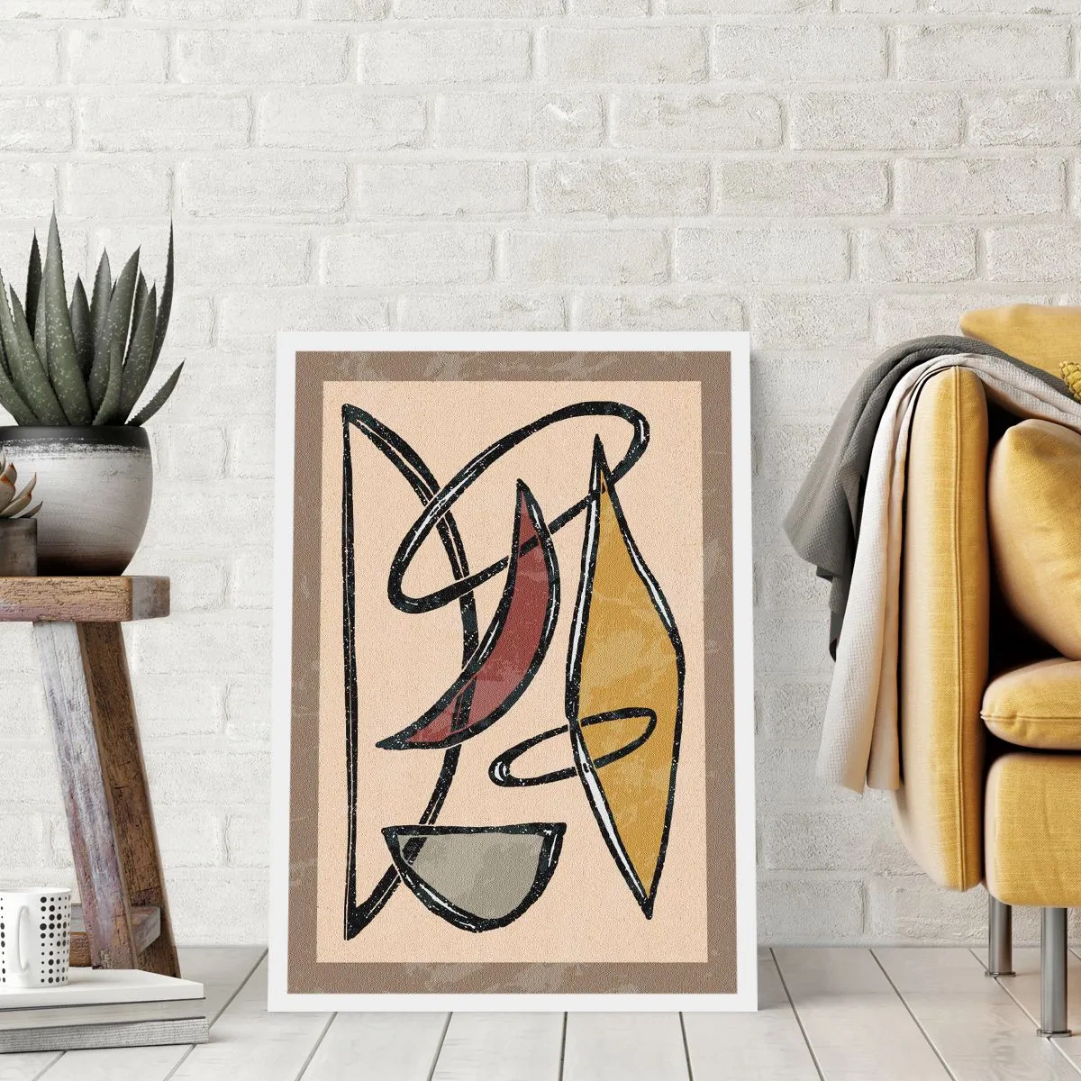 Affiche - Poster - Composition – arcs et ovales - 61x91 cm