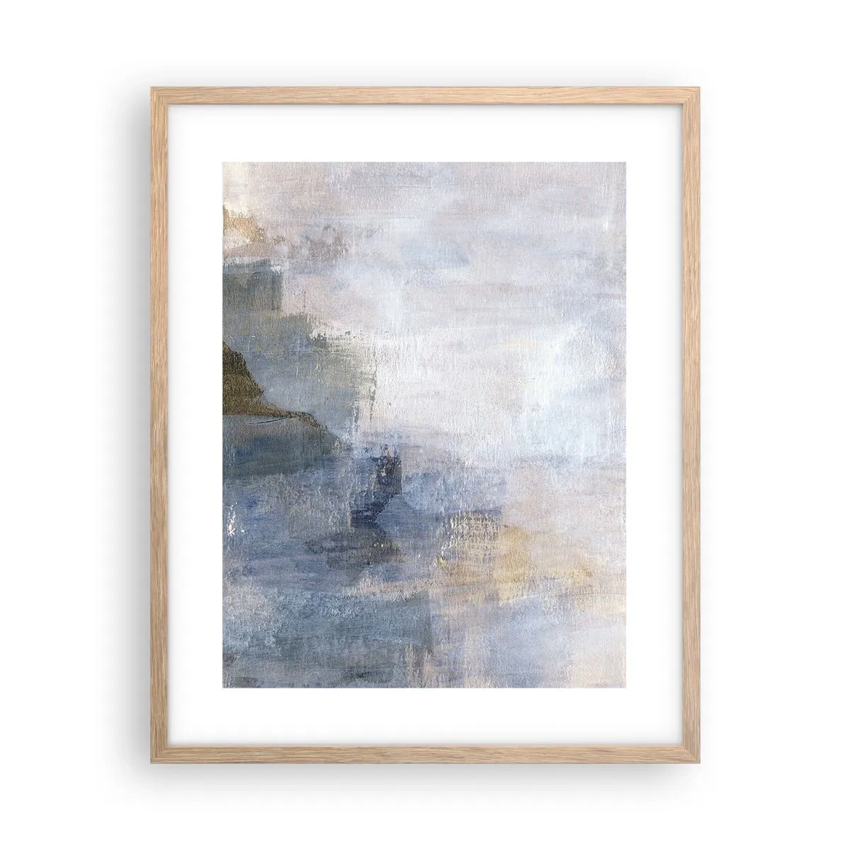 Affiche dans un chêne clair - Poster - Tonalités et accords de couleur - 40x50 cm