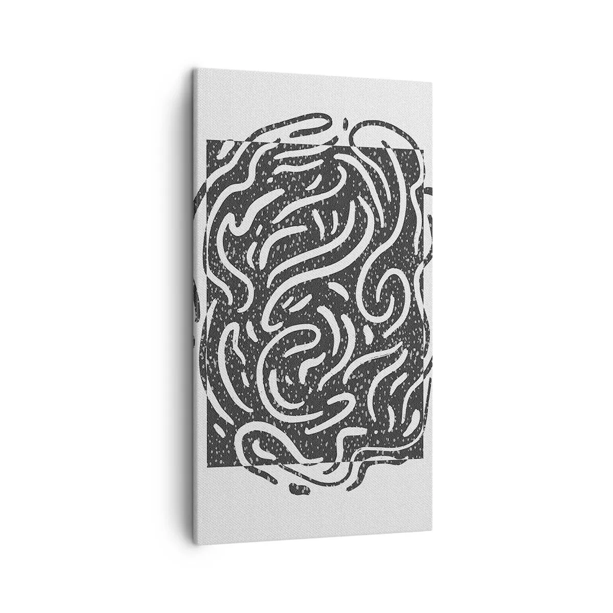 Impression sur toile - Image sur toile - Abstraction : la danse de la joie - 45x80 cm