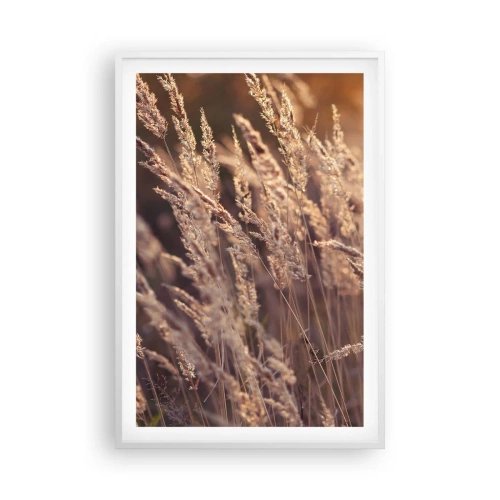 Affiche dans un cadre blanc - Poster - Prêt à accueillir l'automne - 61x91 cm