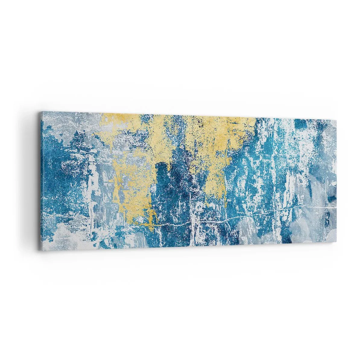 Impression sur toile - Image sur toile - Abstraction du temps - 100x40 cm